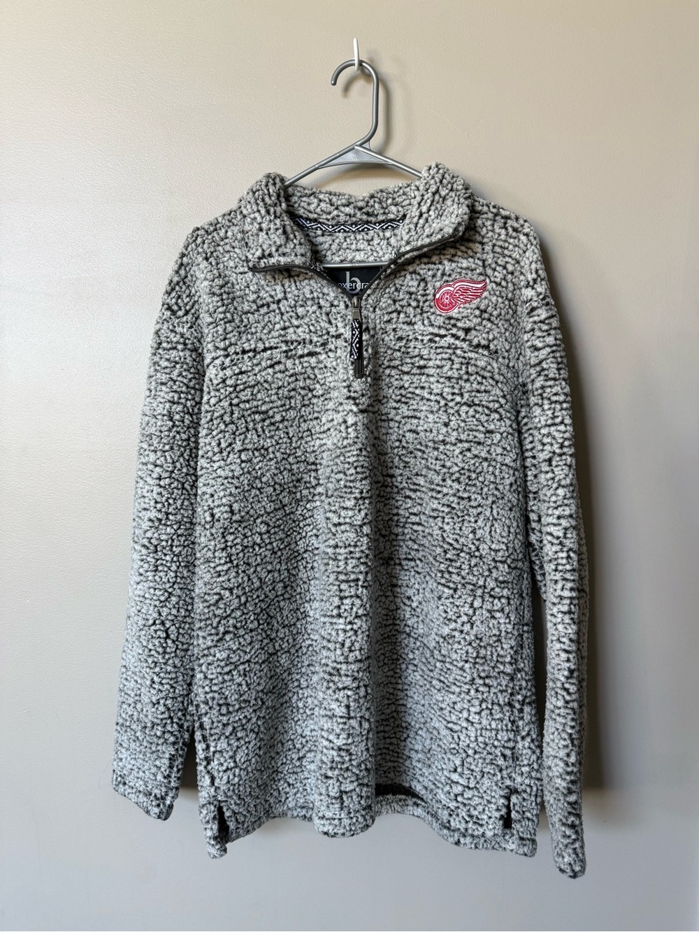 Limited Edition Detroit Red Wings 1/4 Zip Sherpa